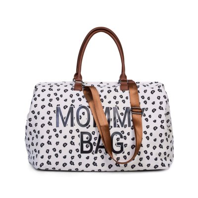 Sac à langer mommy bag canvas léopard