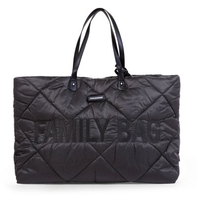 Sac à langer family bag matelassé black