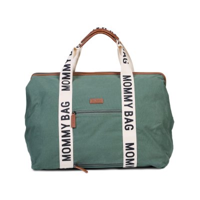 Sac à langer mommy bag signature canvas vert