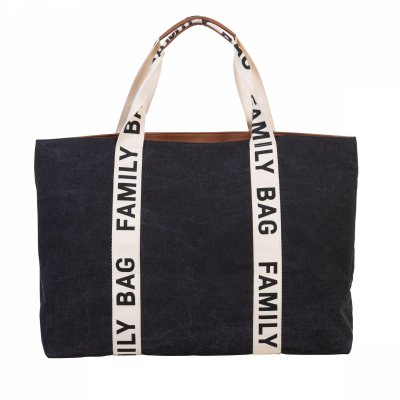 Sac à langer family bag signature canvas noir