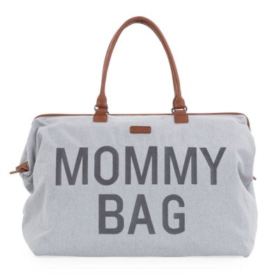 Sac à langer mommy bag canvas gris