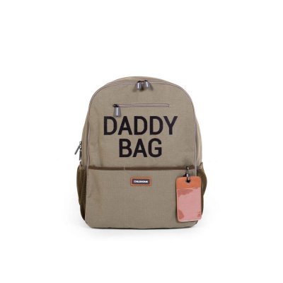 Sac à dos à langer daddy bag canvas kaki
