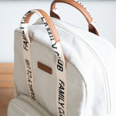 Sac à dos family club signature off white