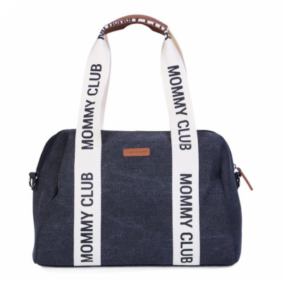 Sac à langer mommy club signature canvas noir