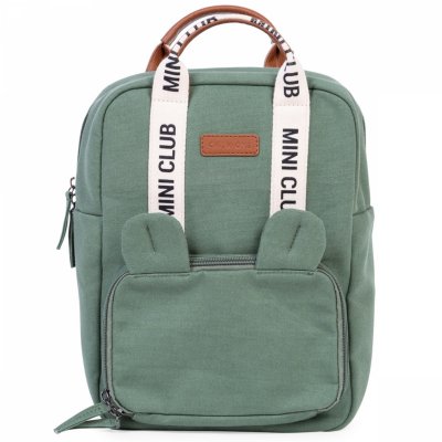 Sac à dos enfant mini club signature canvas vert