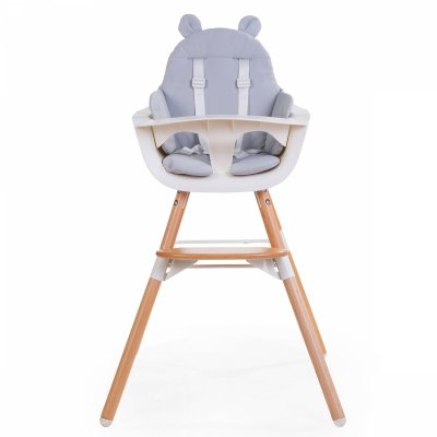 Coussin pour chaise haute déperlant gris