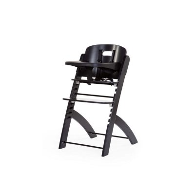 Chaise haute évolutive evosit noire + tablette