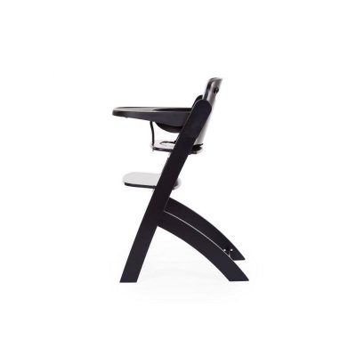 Chaise haute évolutive evosit noire + tablette