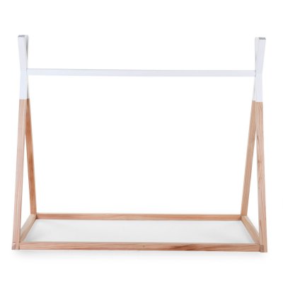 Lit tipi 70x140cm naturel/blanc