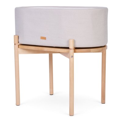Berceau évolutif en lin beige