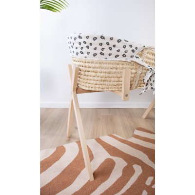 Arche support de couffin en bois naturel childhome