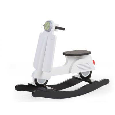 Scooter à bascule vespa blanc