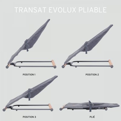 Transat evolux pliable anthracite
