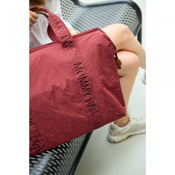 Sac à langer mommy bag signature urban bordeaux Childhome