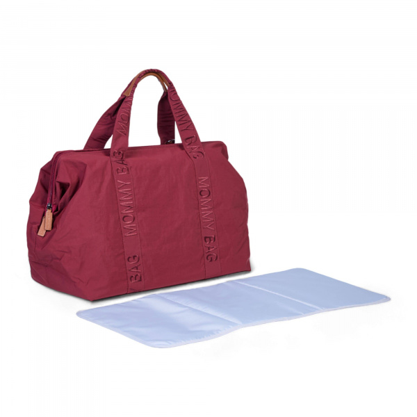 Sac à langer mommy bag signature urban bordeaux Childhome