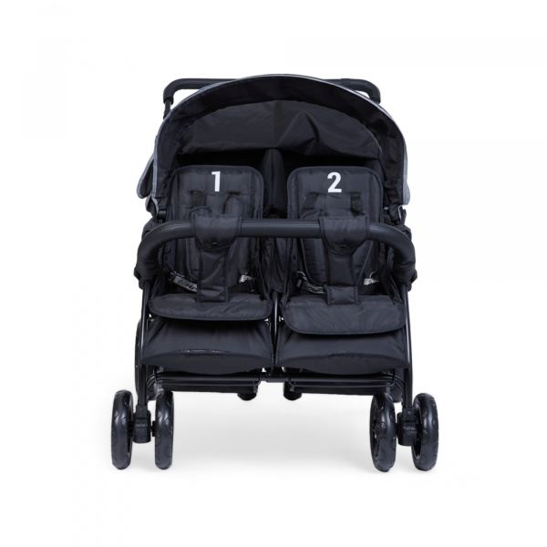 Poussette multiples quadruple noir Childhome