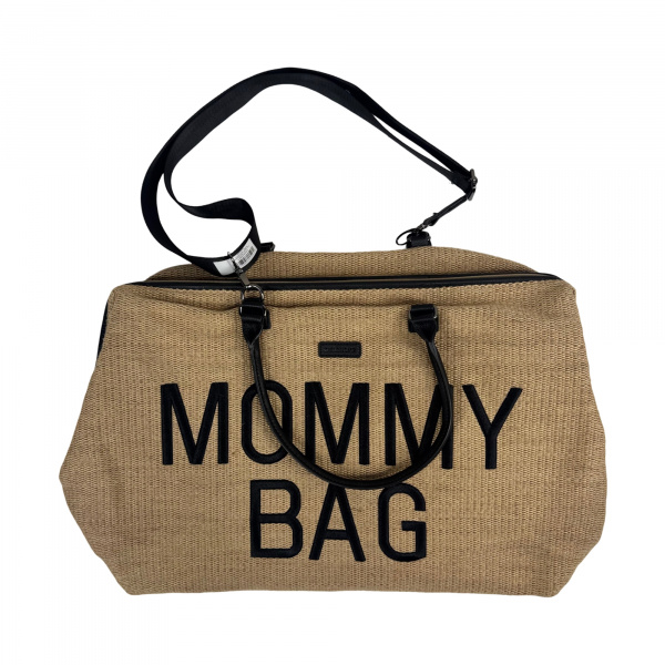 Les imparfaits - sac à langer mommy bag raffia Childhome