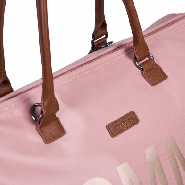 Sac à langer mommy bag canvas gris Childhome