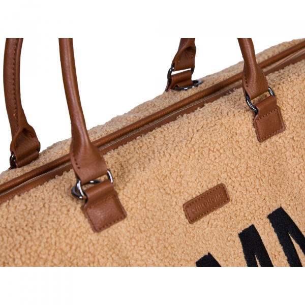 Sac à langer mommy bag teddy beige Childhome