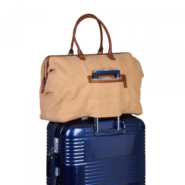 Sac à langer mommy bag teddy beige Childhome