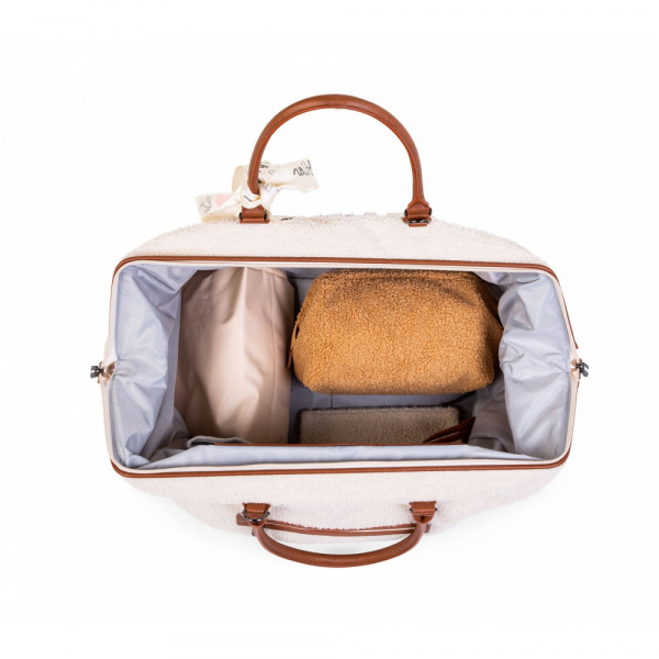 Sac à langer mommy bag canvas gris Childhome