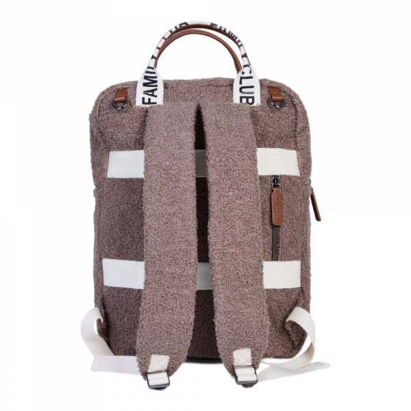 Sac à dos à langer family club signature teddy brun doux Childhome