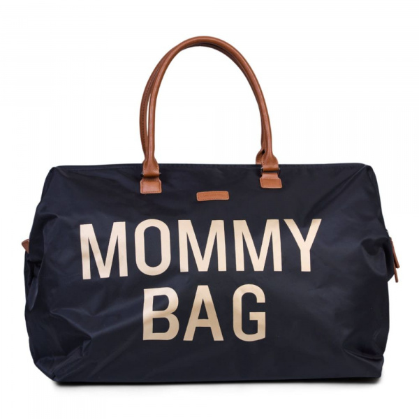 Sac à langer mommy bag canvas gris Childhome