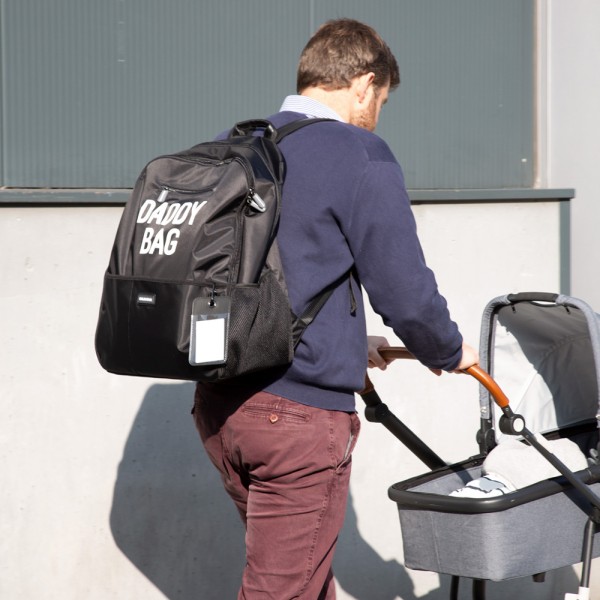 Sac à dos à langer daddy bag black Childhome