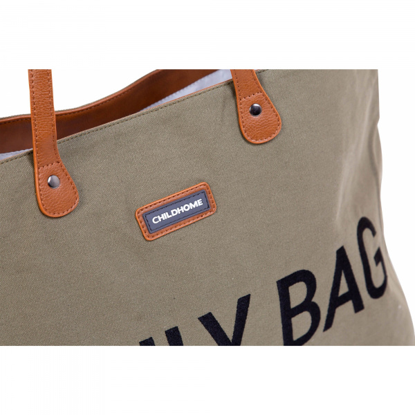 Sac à langer family bag matelassé beige Childhome