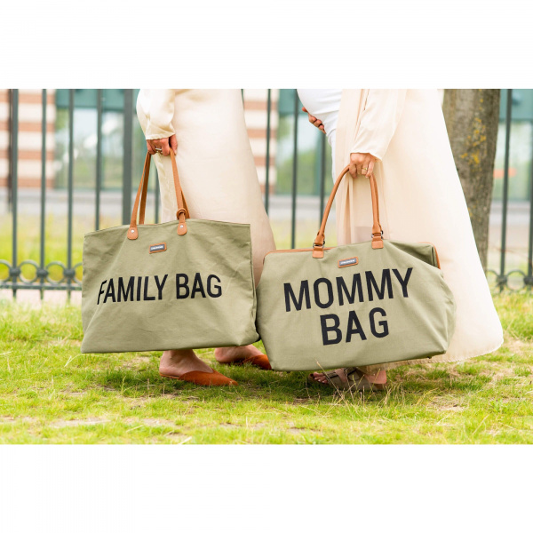 Sac à langer family bag matelassé beige Childhome