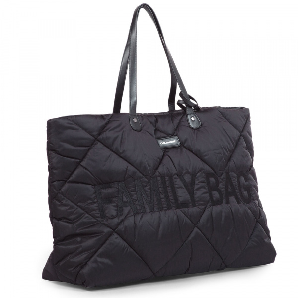 Sac à langer family bag matelassé black Childhome