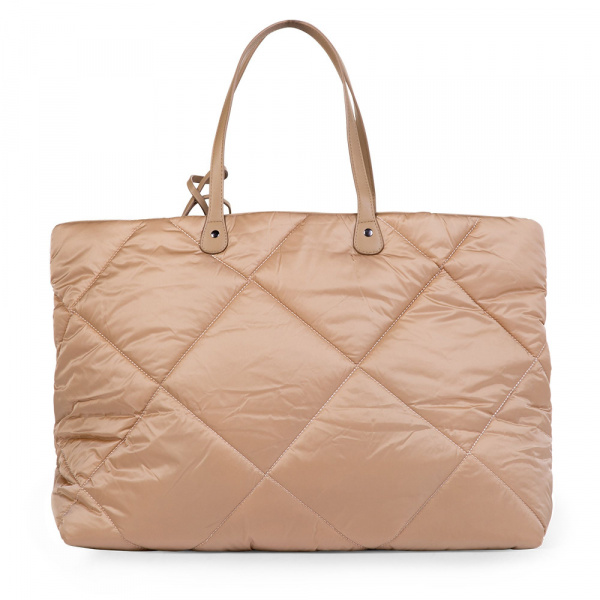 Sac à langer family bag matelassé beige Childhome