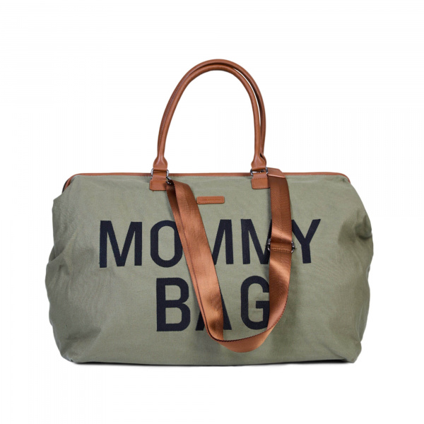 Sac à langer mommy bag canvas gris Childhome