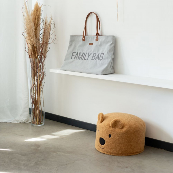 Sac à langer family bag matelassé beige Childhome