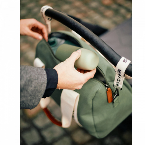 Sac à langer mommy club signature canvas vert Childhome