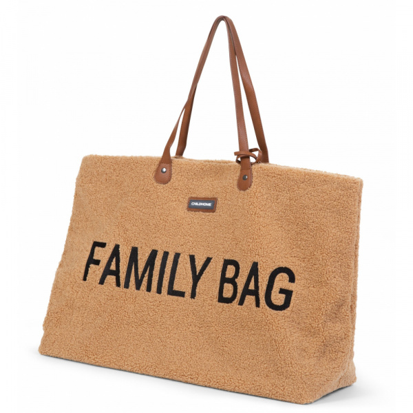 Sac à langer family bag teddy beige Childhome