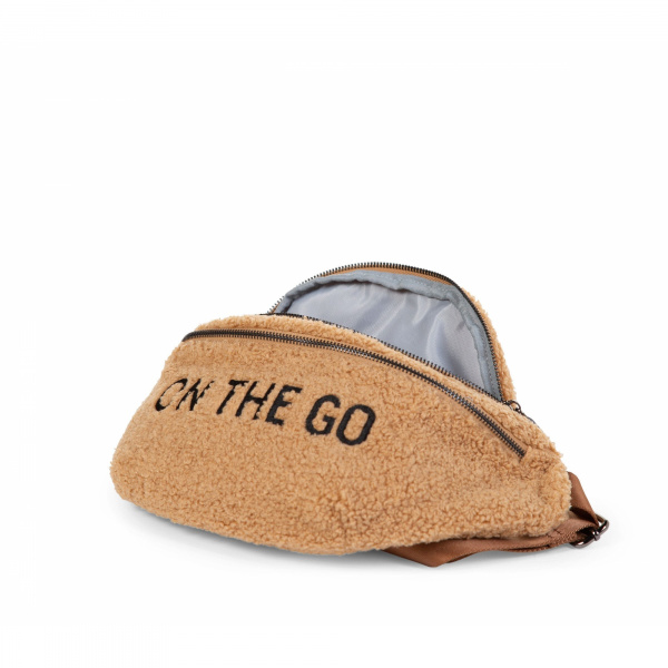 Sac banane on the go teddy brun Childhome