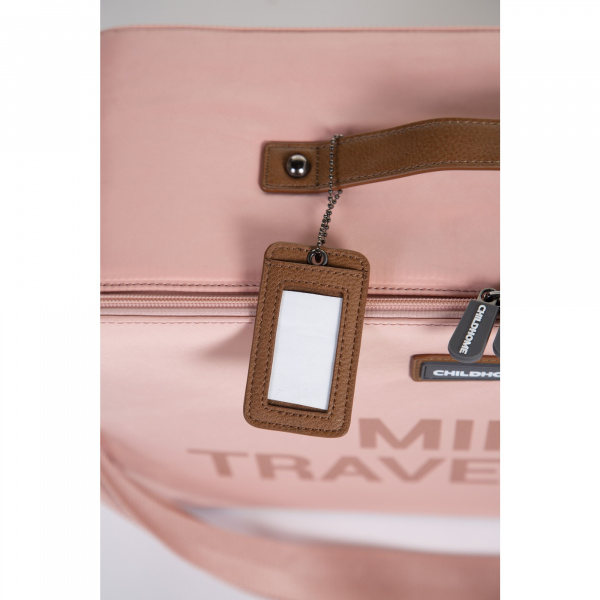 Valise enfant mini traveller rose et cuivre Childhome