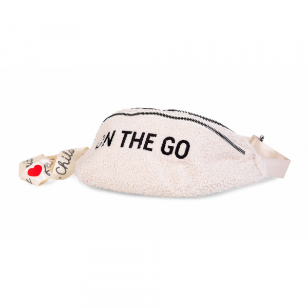 Sac banane on the go teddy écru Childhome