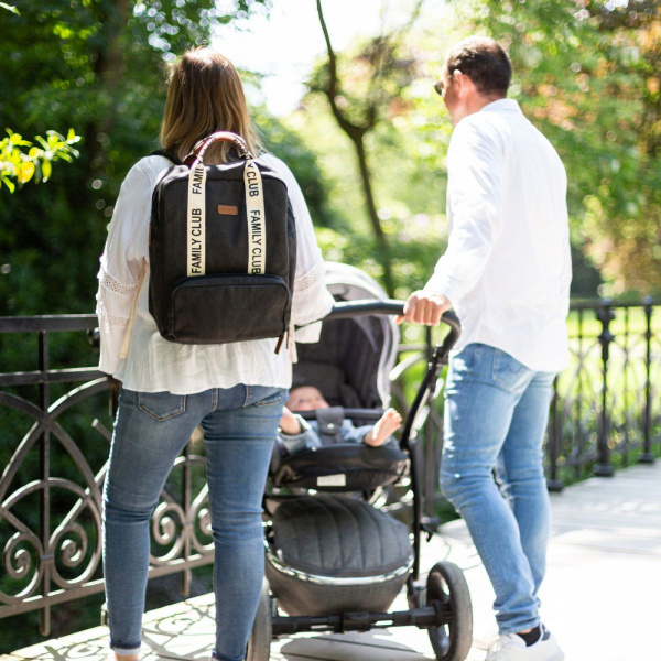 Sac à dos family club signature noir Childhome