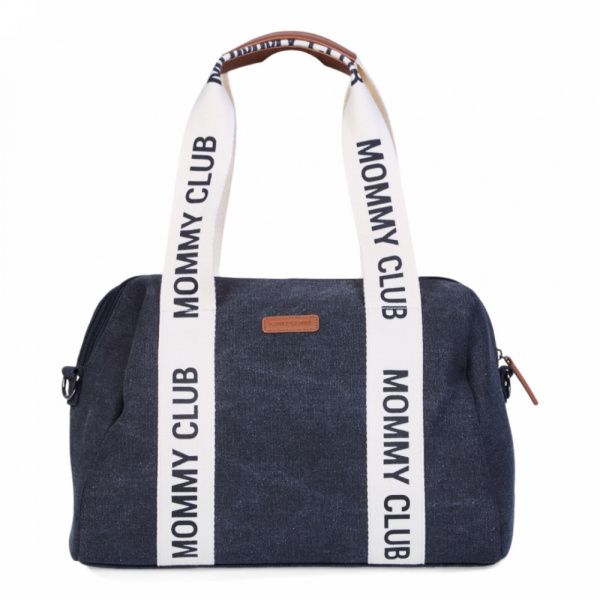 Sac à langer mommy club signature canvas noir Childhome