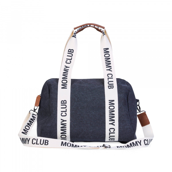 Sac à langer mommy club signature canvas noir Childhome