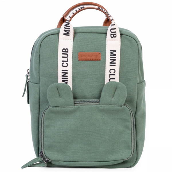 Sac à dos enfant mini club signature canvas vert Childhome