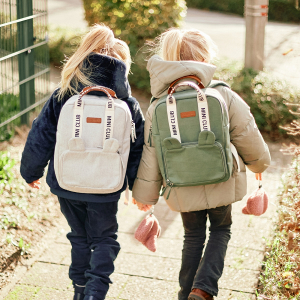 Sac à dos enfant mini club signature canvas vert Childhome