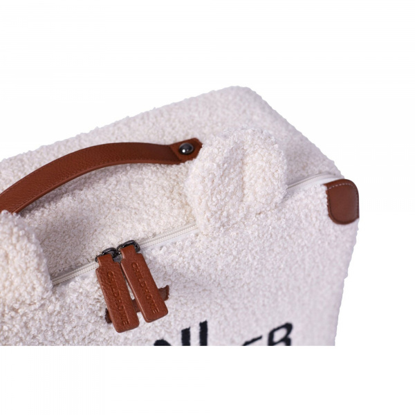 Valise enfant mini traveller teddy écru Childhome