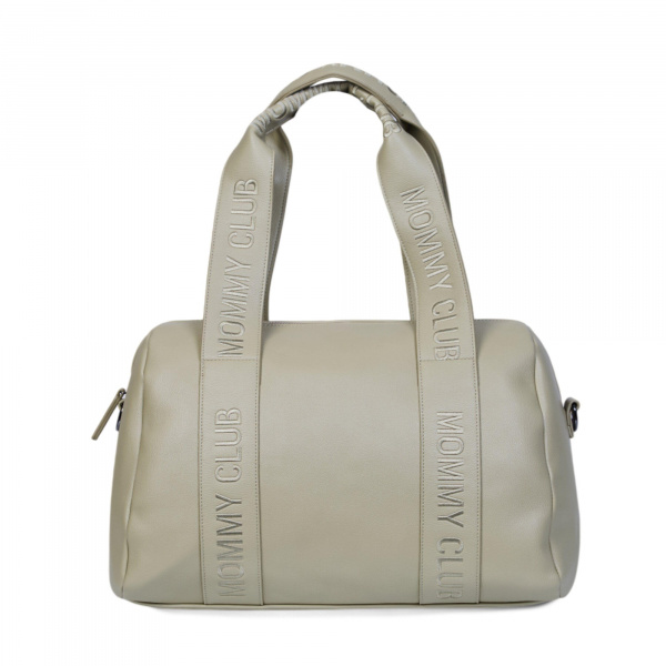 Sac à langer mommy club signature simili cuir vert Childhome
