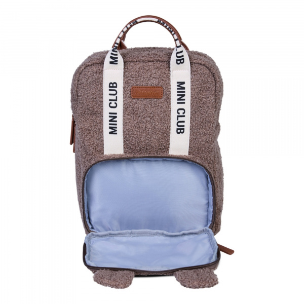 Sac à dos enfant mini club signature teddy brun doux Childhome