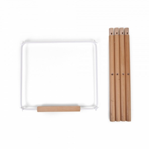 Chaise haute évolutive evolu 2 blanc + pieds longs Childhome