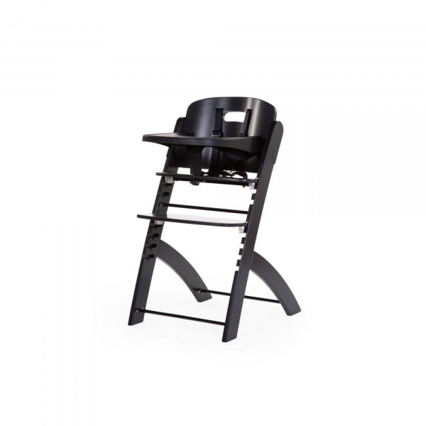 Chaise haute évolutive evosit noire + tablette Childhome