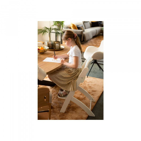 Chaise haute évolutive evosit blanche + tablette Childhome